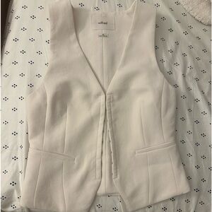Aritzia Wilfred Vest Corset top white